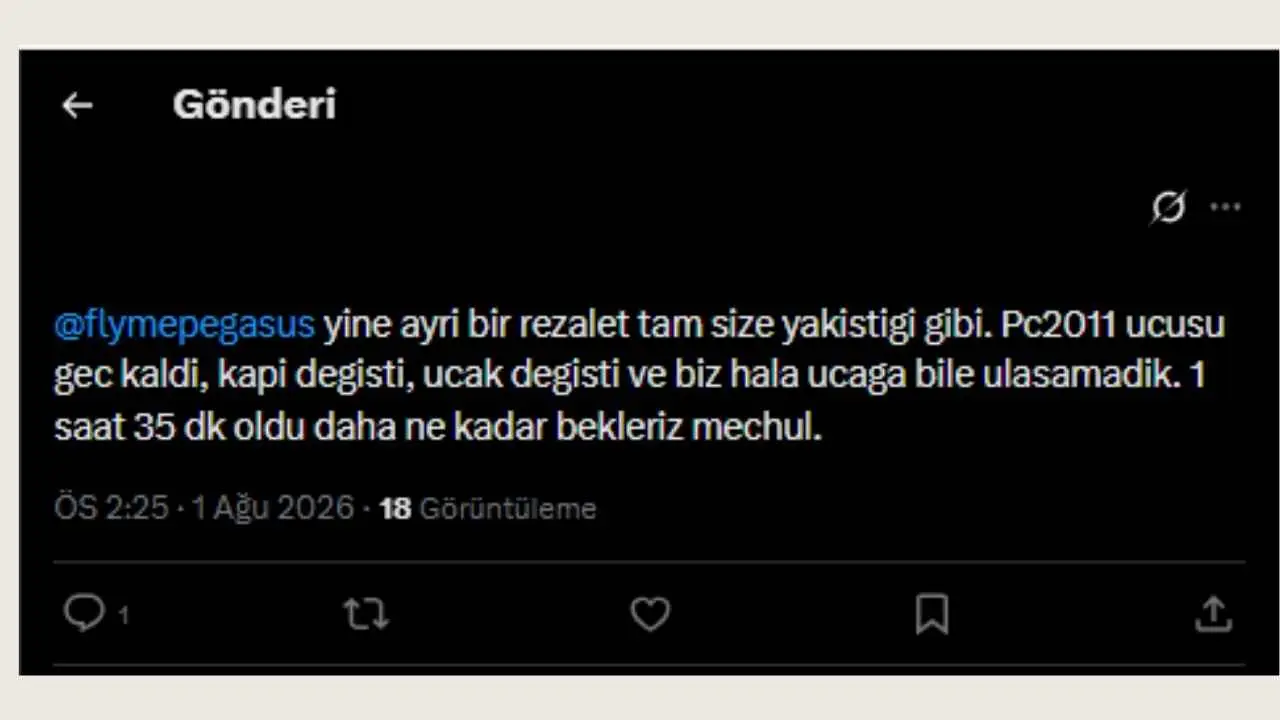 Antalya Havalimanı'nda Pegasus'a Tepki! Sosyal Medya Karıştı (1)Körfezzxç