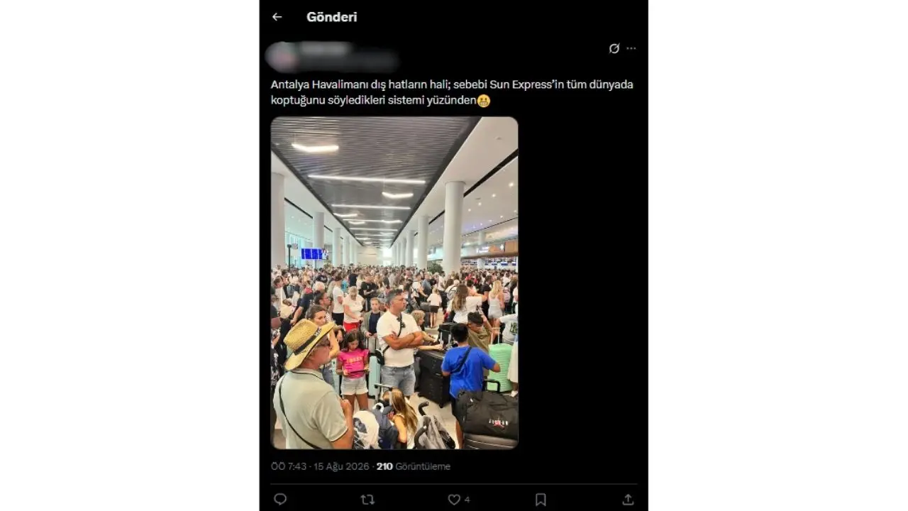 Antalya Havalimanı’nda Sunexpress Krizi! Açıklama Geldikörfezzxç