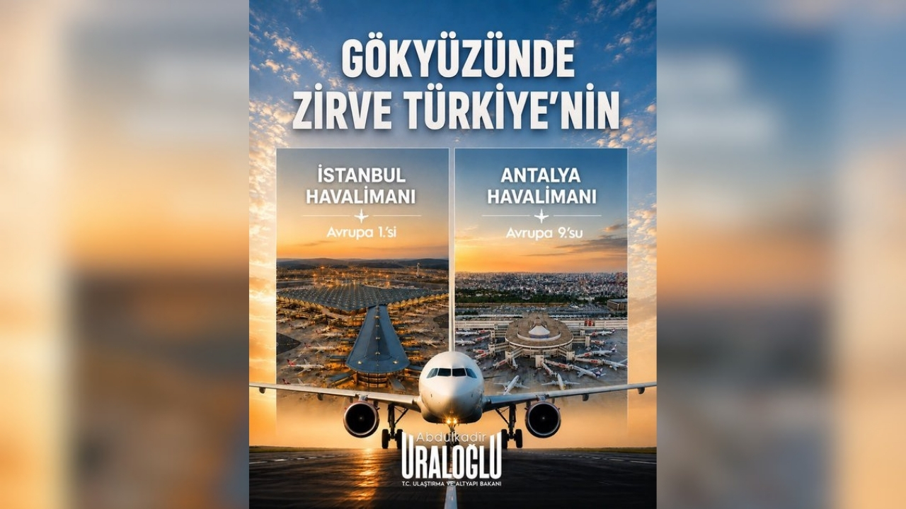 Antalya Havalimanı’ndan Avrupa Başarısı! (2)Körfezzxç
