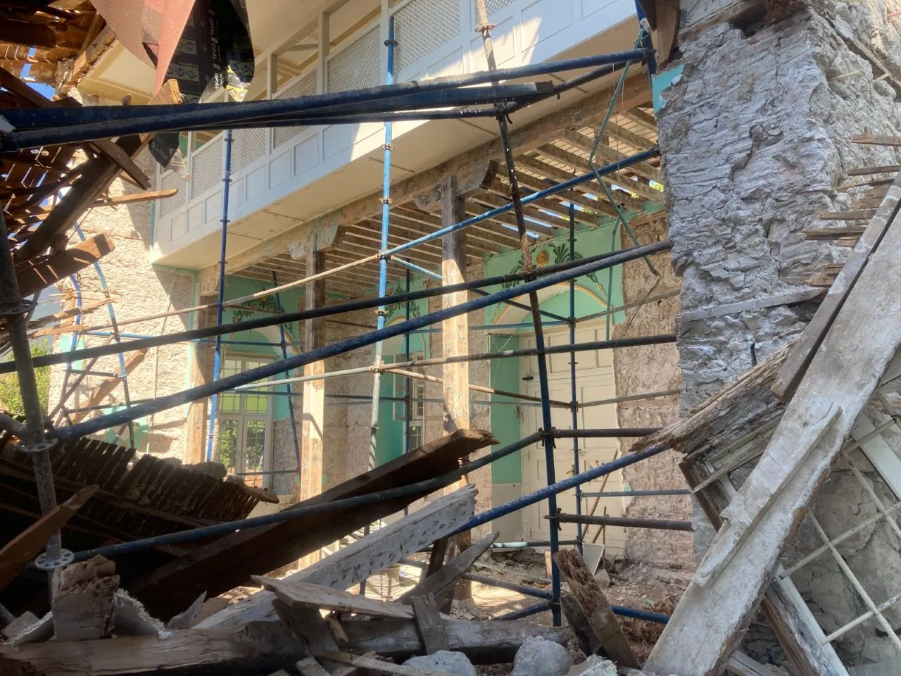 Antalya'da 116 Yıllık Cami Restorasyonda Çöktü Gözler Hazırlanacak Kritik Raporda (1)