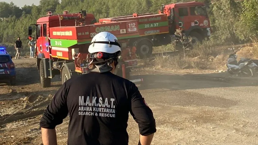 Kaş Yangınında Hayvanlar Kurtarı (1)