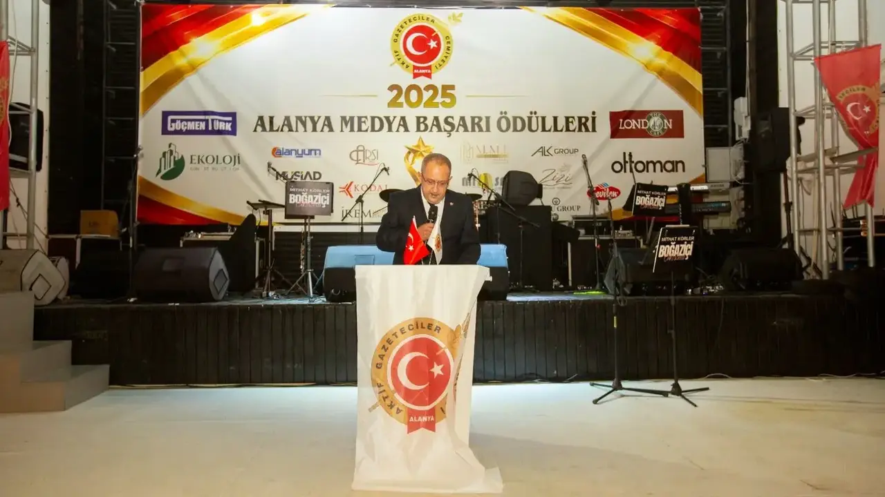 Alanya Aktif Gazeteciler Cemiyeti Ferit Kesen Ödül Töreni