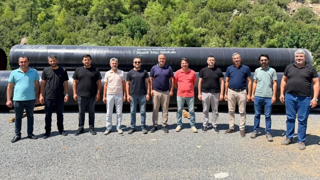 Gazipaşa Ovası’nda Sulama Hatları Yenileniyor (3)