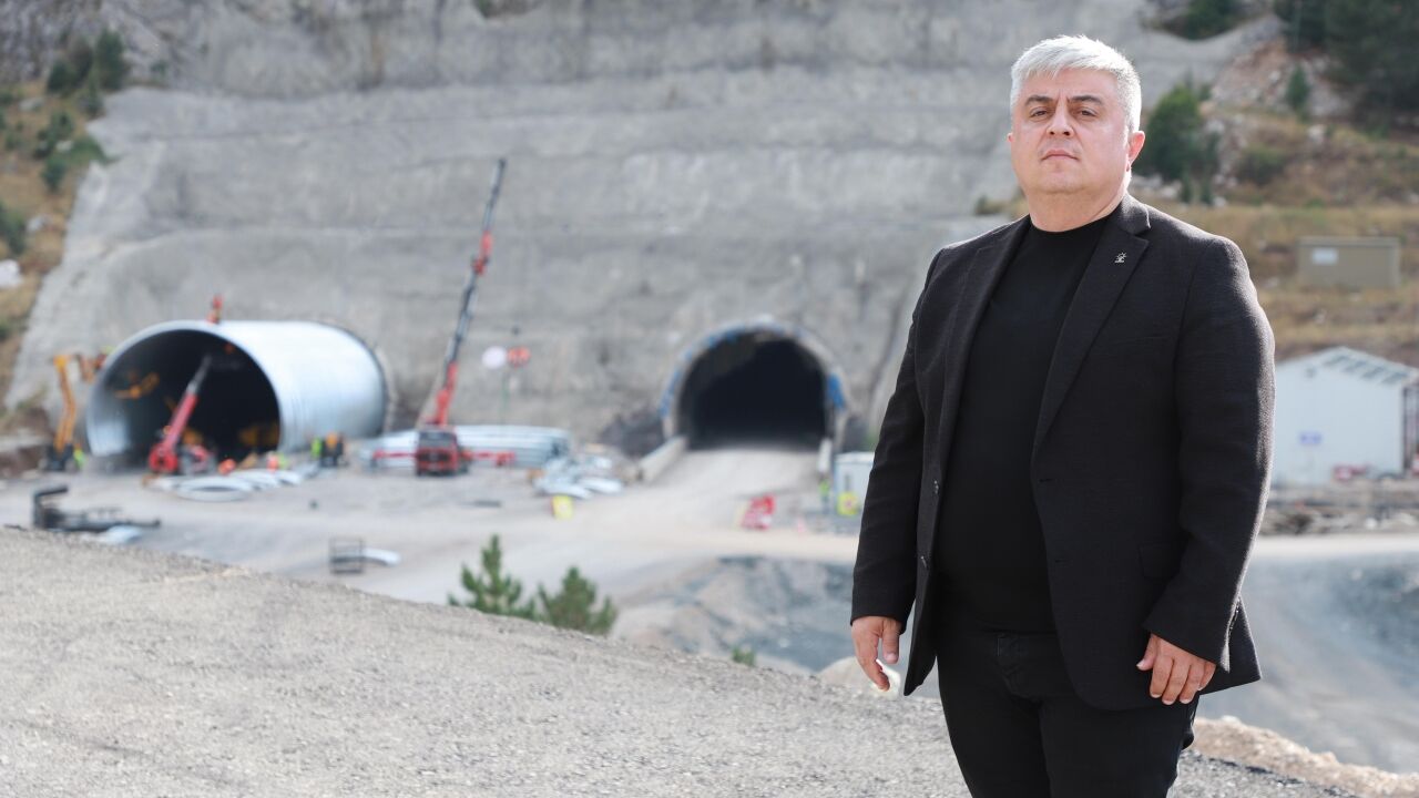 Halis Gündoğdu Ak Parti Akseki İlçe Başkanı Alacabel Tüneli