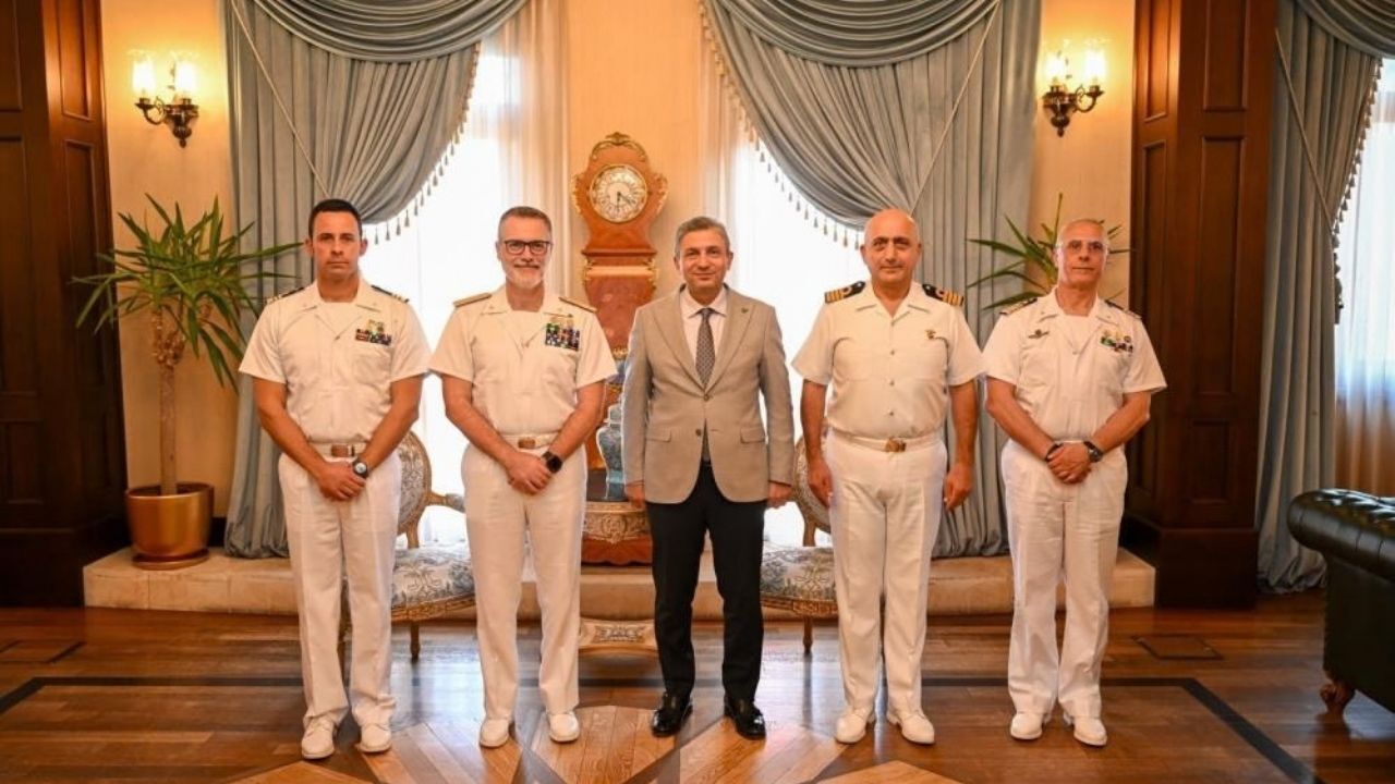 İtalyan Savaş Gemisi Antalya'ya Geldi! Akdeniz'de Kritik Temas23 (3)