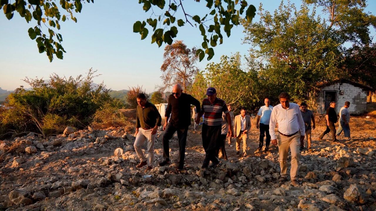 İYİ Parti heyeti Antalya’da yangın bölgelerini inceledi