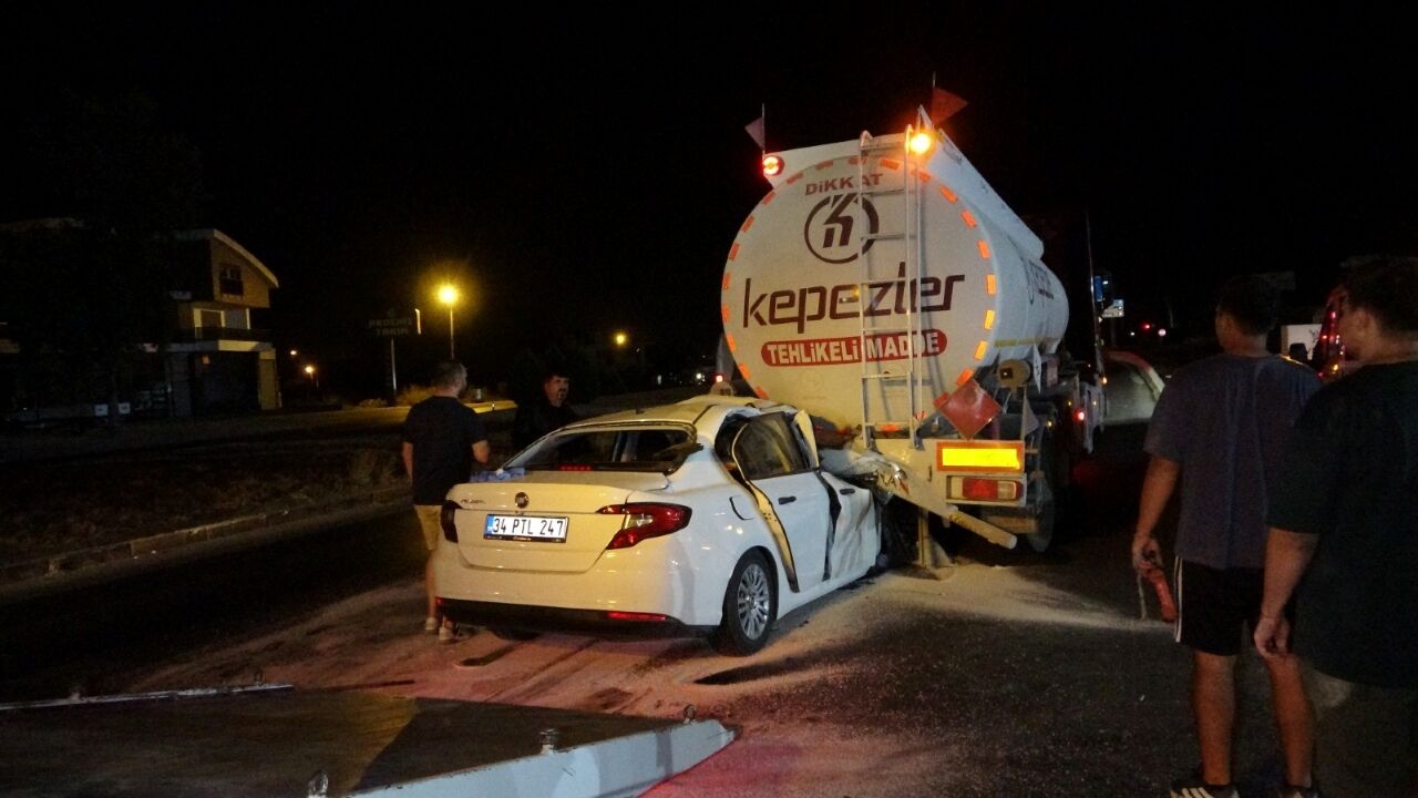 Otomobil Tankere Ok Gibi Sapland Manavgat (2)