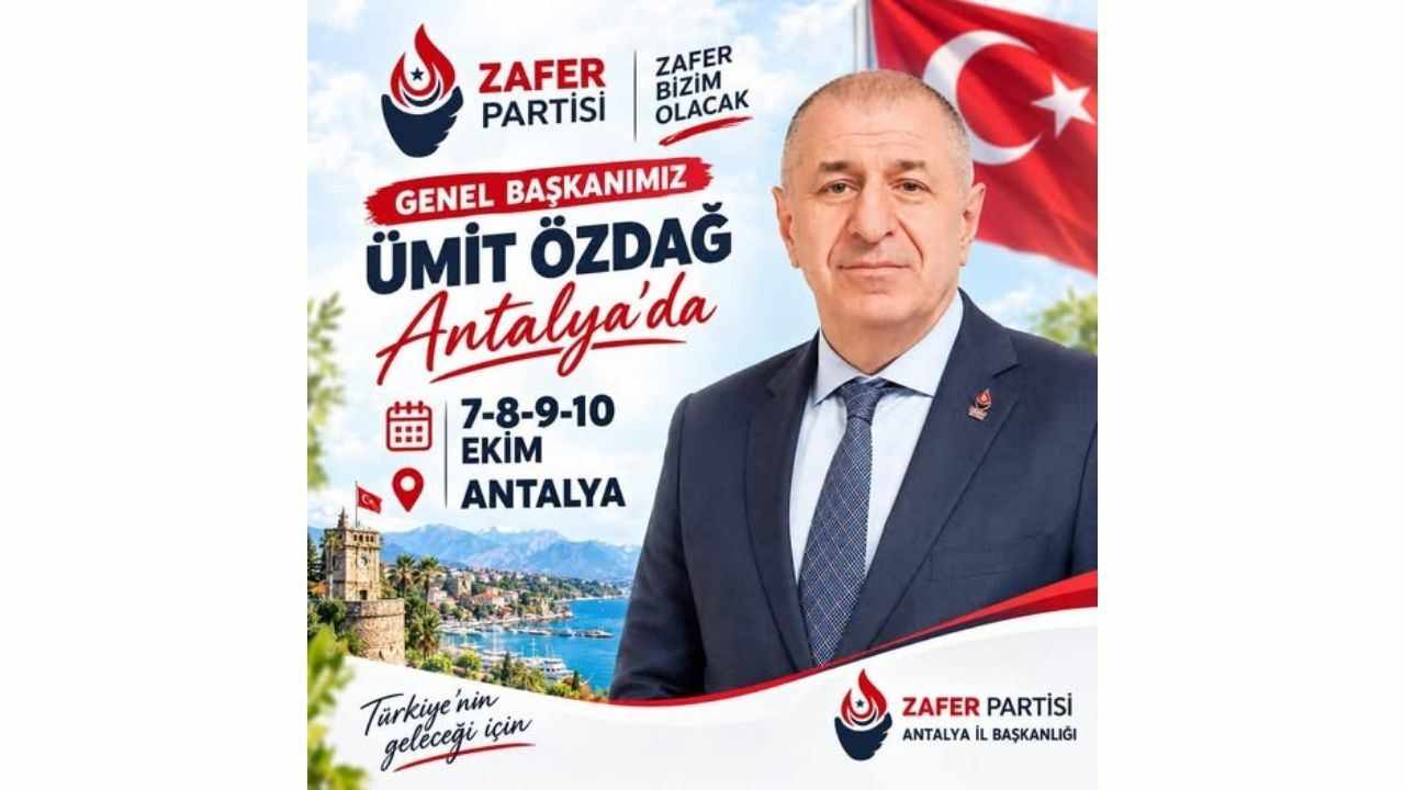 Ümit Özdağ Antalya’ya Gelecek! İlçe Ilçe Programı Belli Oldu1 (4)