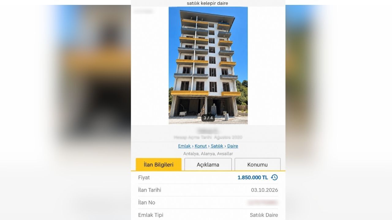 Alanya Kenepir Daire 3