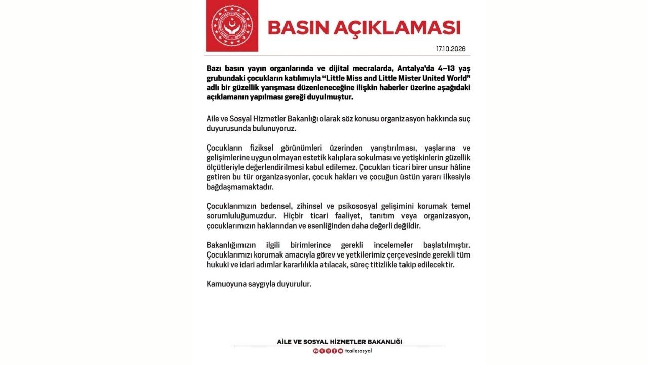 Antalya’da Çocuk Güzellik Yarışması Skandalı! Bakanlık'tan Suç Duyurusuw2 (4)