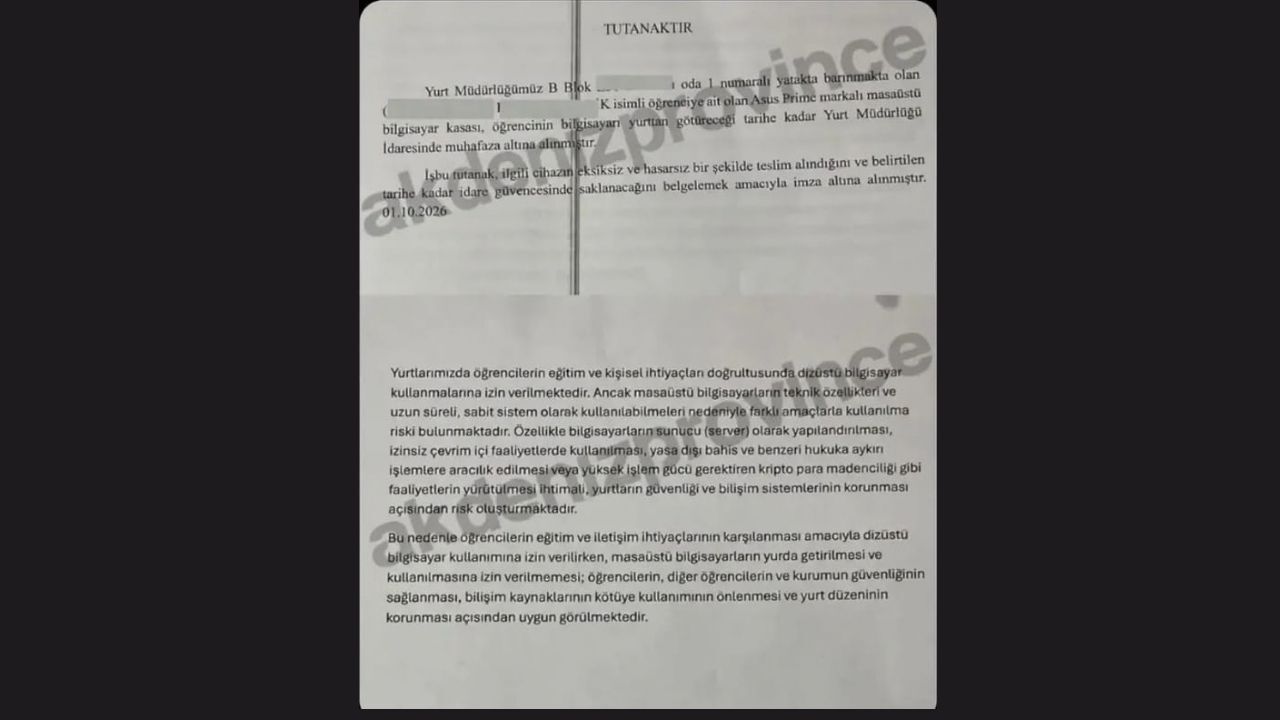 Antalya'da Kyk Yurdunda Yakalanan Cihaz Ortalığı Karıştırdı!2 (2)