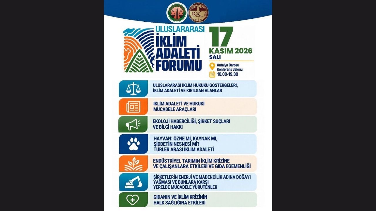 Antalya’da Uluslararası İklim Adaleti Forumu Düzenlenecek!1 (3)