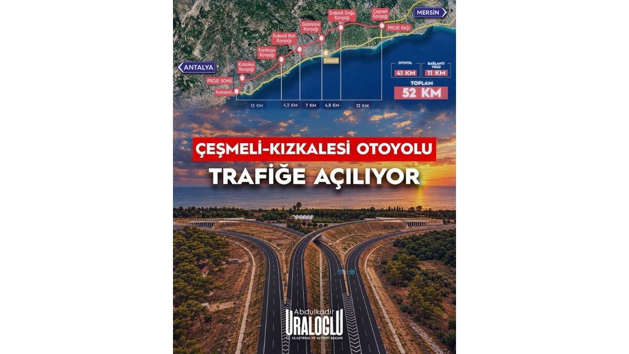 Antalya’ya Müjde! Otoyol Açıldı, Yolculuk 18 Dakikaya Düştü!1 (3)