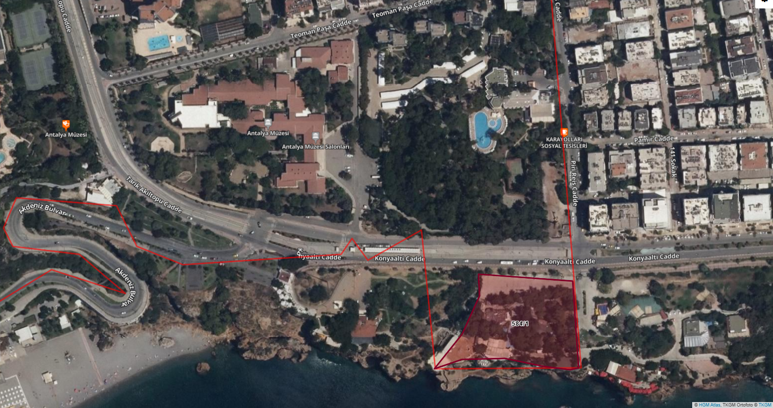 Bakanlık, Antalya Müzesi’nin dibindeki denize sıfır araziyi satılığa çıkardı
