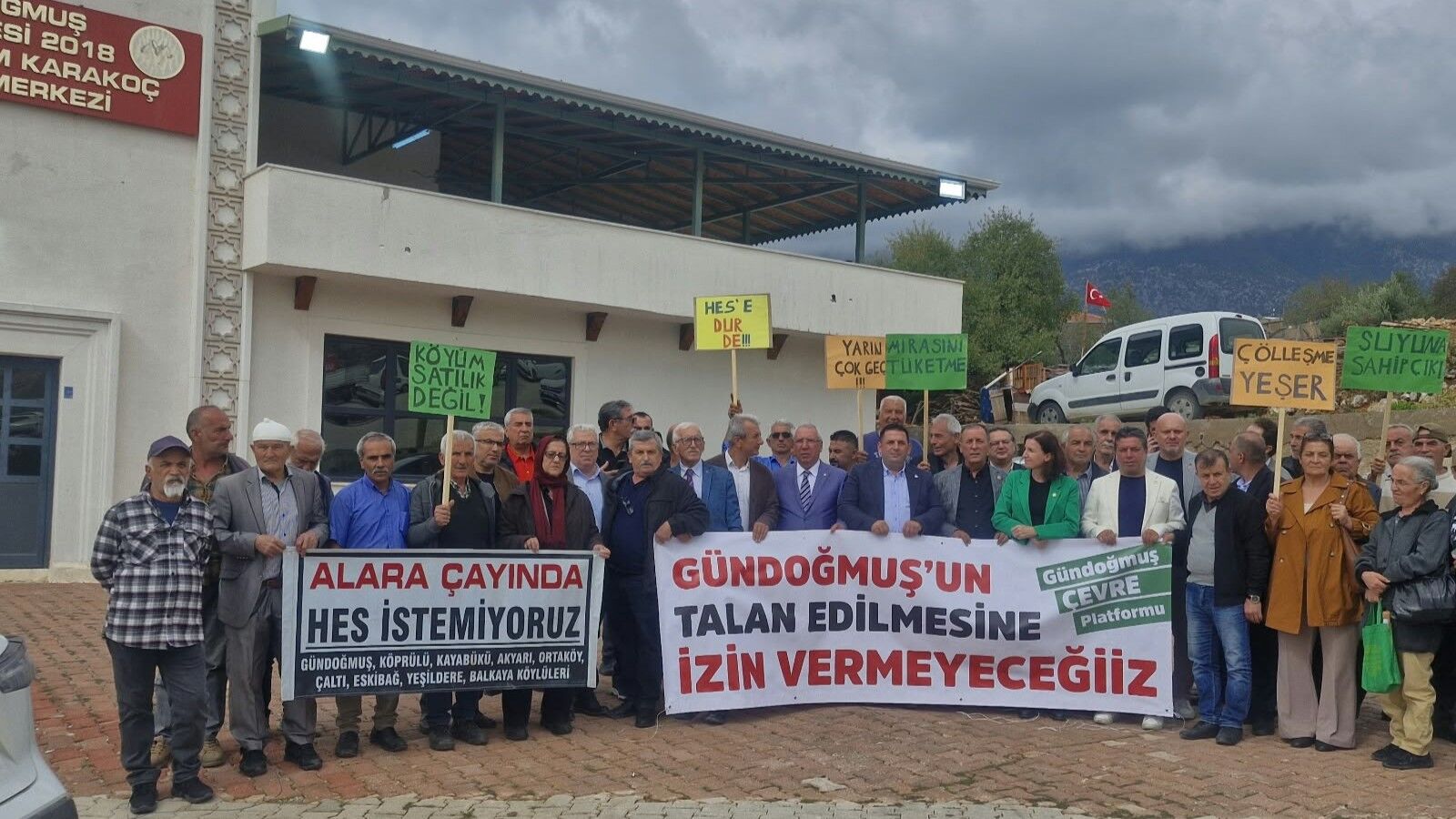 Gündoğmuş’ta Alara Çayı Için Hes Tepkisi (1)