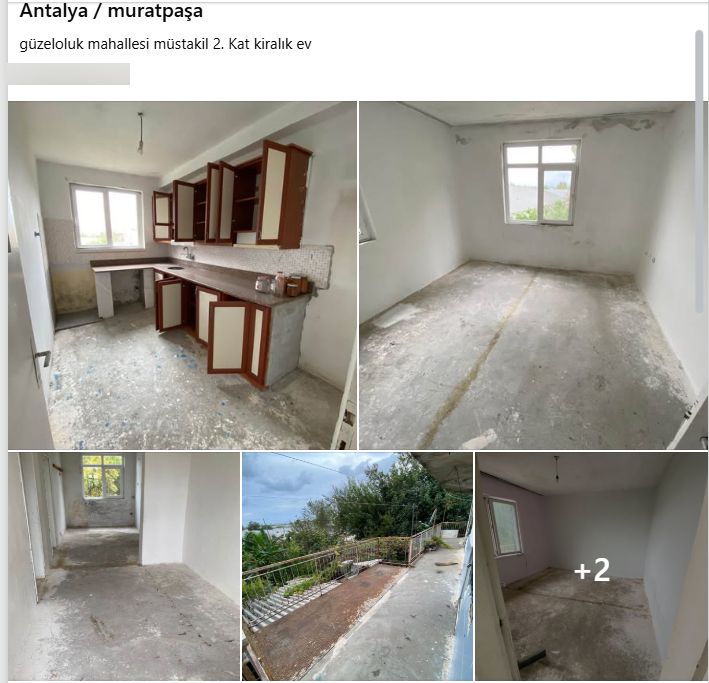 Harabe Ev Için Kira Ilanı