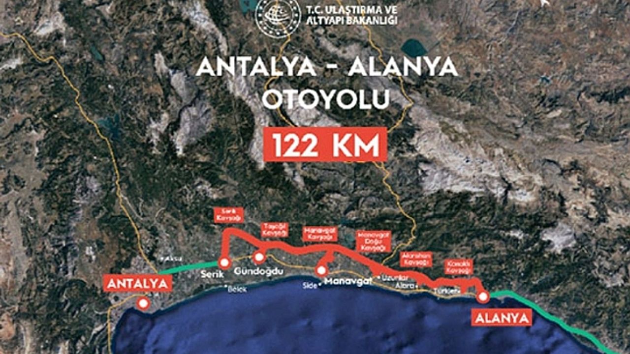 Antalya-Alanya Otoyol İhalesi yapıldı