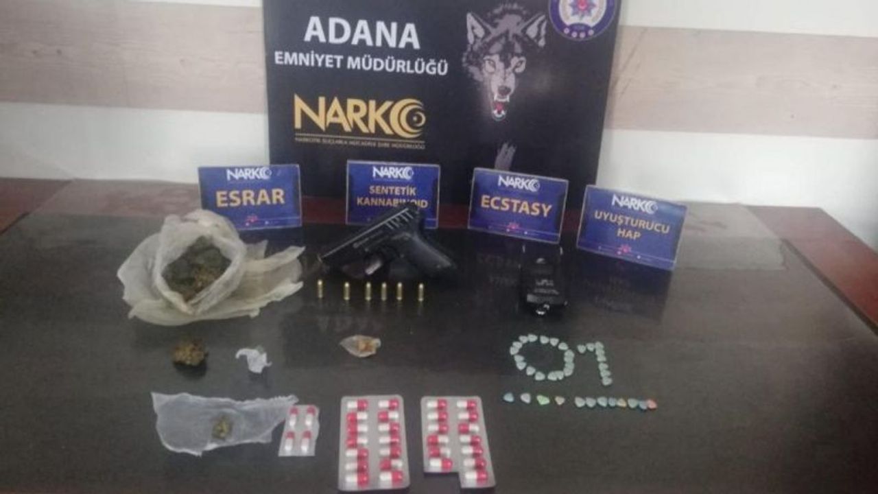 Adana'da büyük uyuşturucu operasyonu: İki kişi tutuklandı