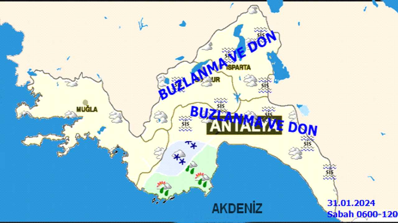 31 Ocak Çarşamba günü Antalya hava durumu nasıl olacak?