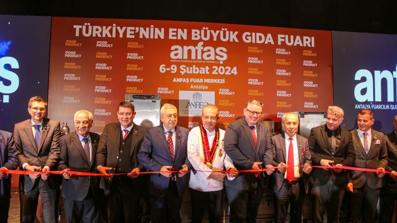 Antalya 30. Uluslararası Gıda ve İçecek İhtisas Fuarı başladı