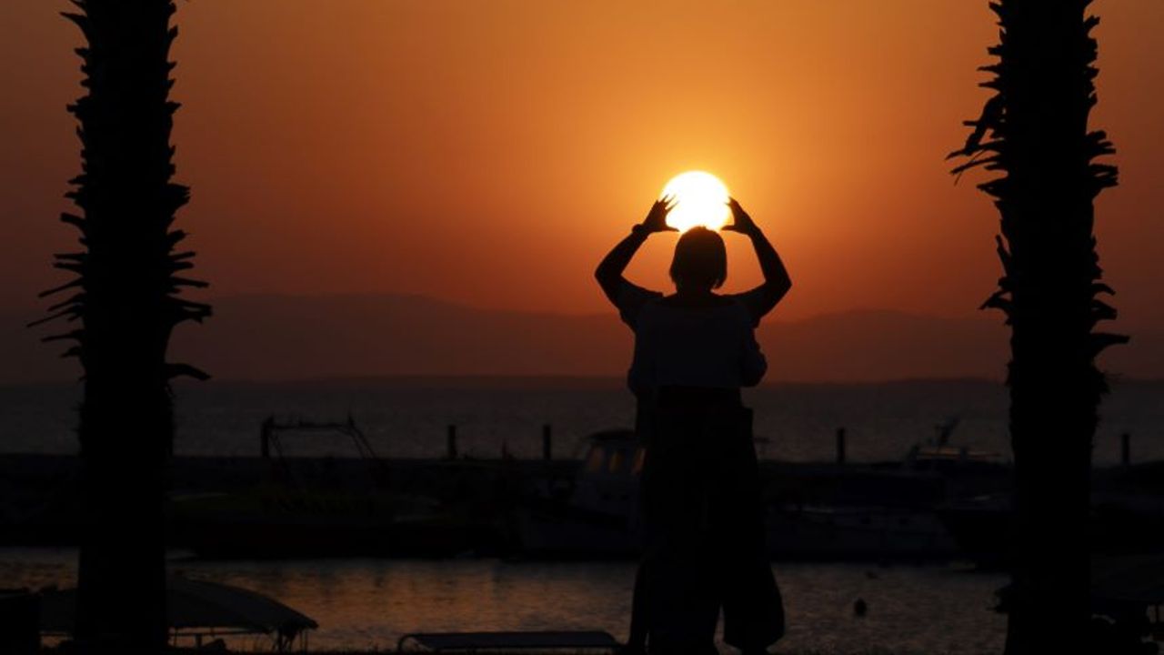 Antalya’da gün batımı güzelliği