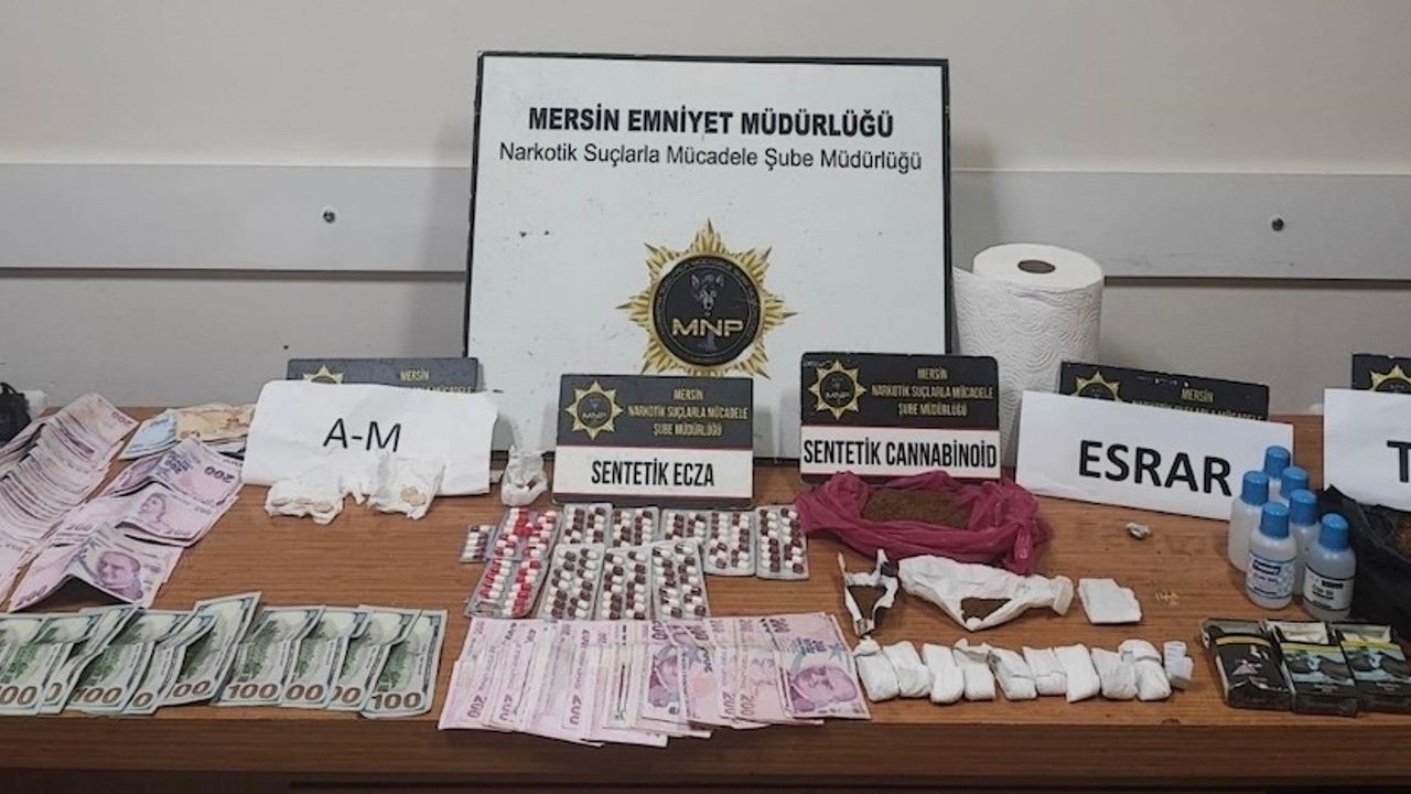 Mersin'de uyuşturucuya darbe: 10 günde 17 kilo kokain, 35 tutuklama