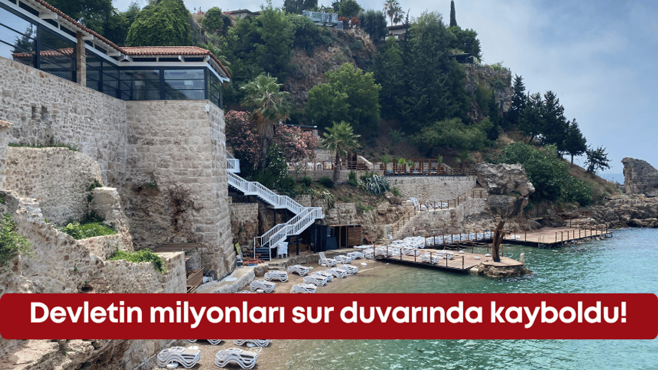 Devletin milyonları sur duvarında kayboldu!