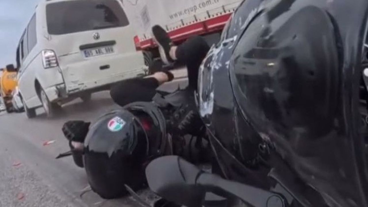 Bir anlık dalgınlık kazaya neden oldu
