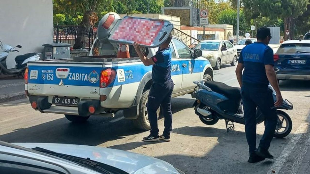 Manavgat Belediyesi kaldırım işgallerine izin vermiyor!