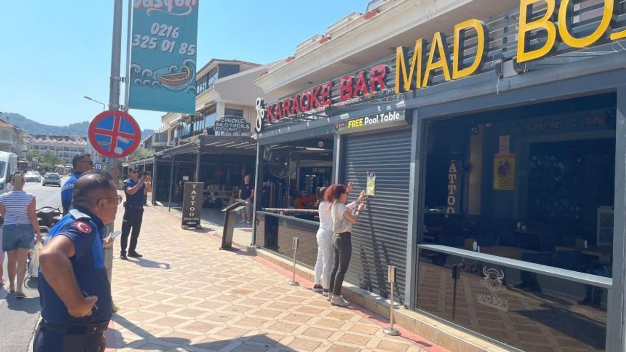 Muğla'da kadın turistlerin darp edildiği mekan imara aykırılıktan kapatıldı