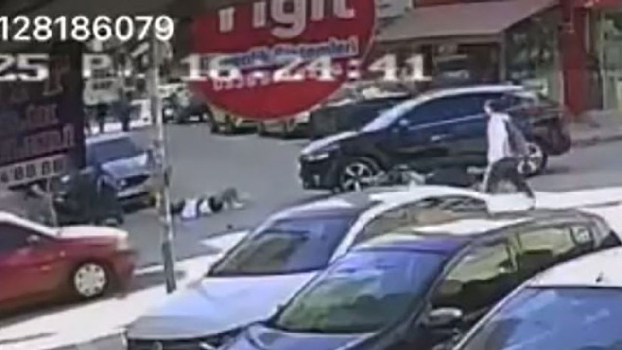 Kaskı hayatını kurtardı!