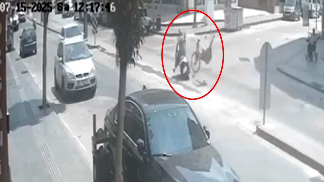 Serik ilçesinde motosiklet kazası! Bu kez bisiklet sürücüsü...