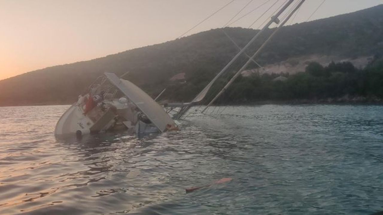 Tekne kazası: Bodrum'da yelkenli kayalıklara çarptı
