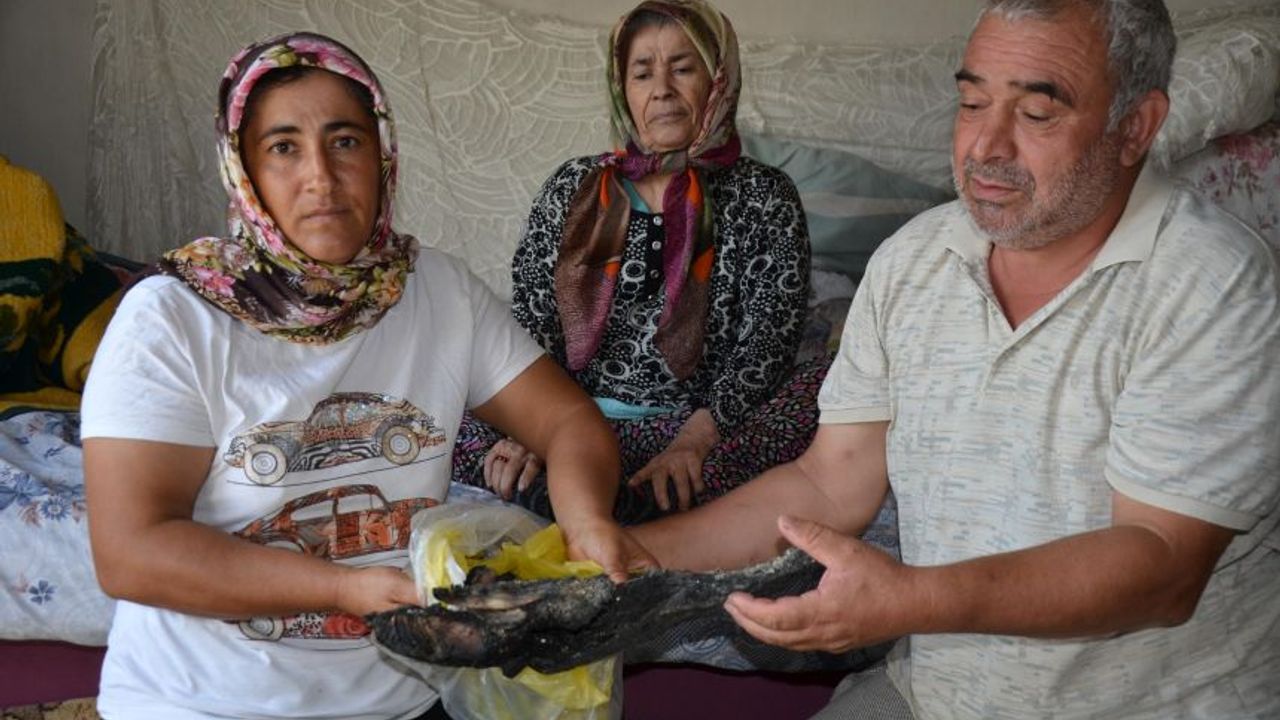 Serikli çiftçi aile her şeyini kaybetti: Ev ve 90 bin lira kül oldu...