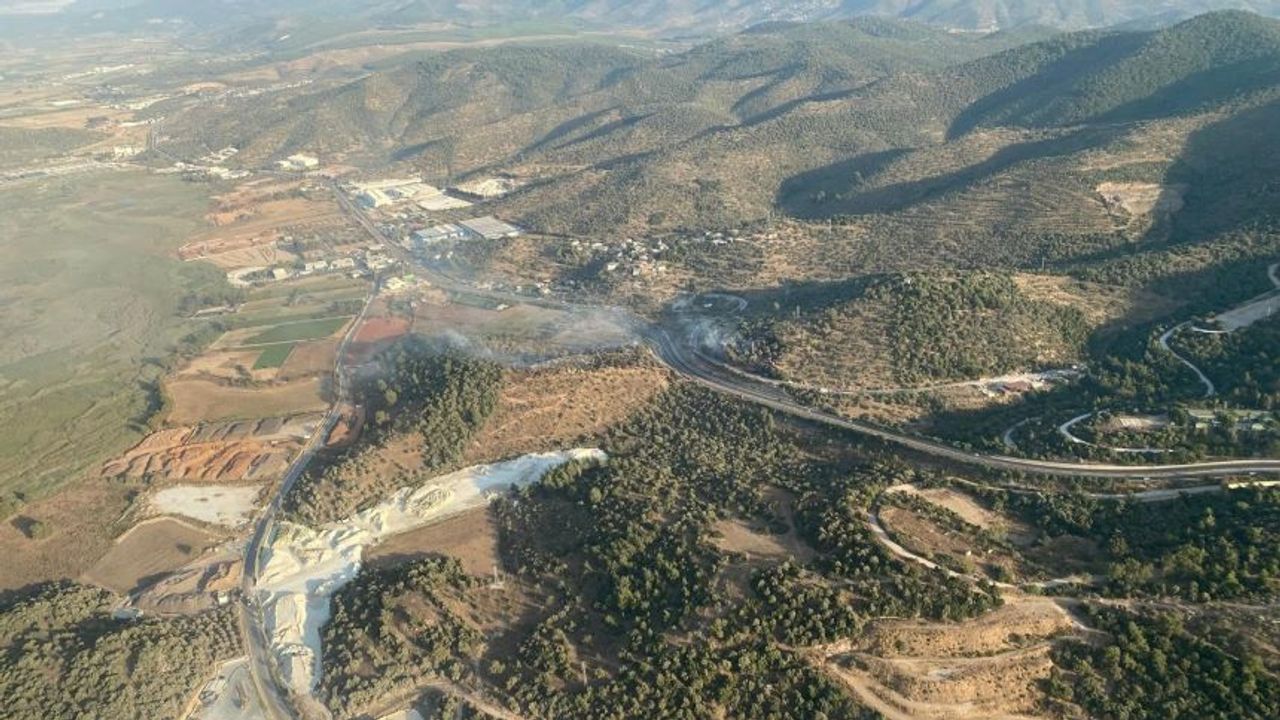 Milas-Bodrum Havalimanı yakınındaki yangın kontrol altına alındı