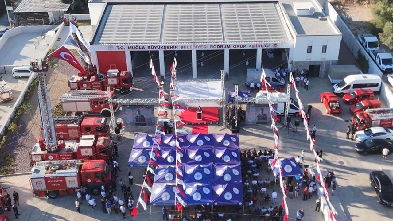 Bodrum’a 18 milyon euro değerinde yeni bir itfaiye istasyonu