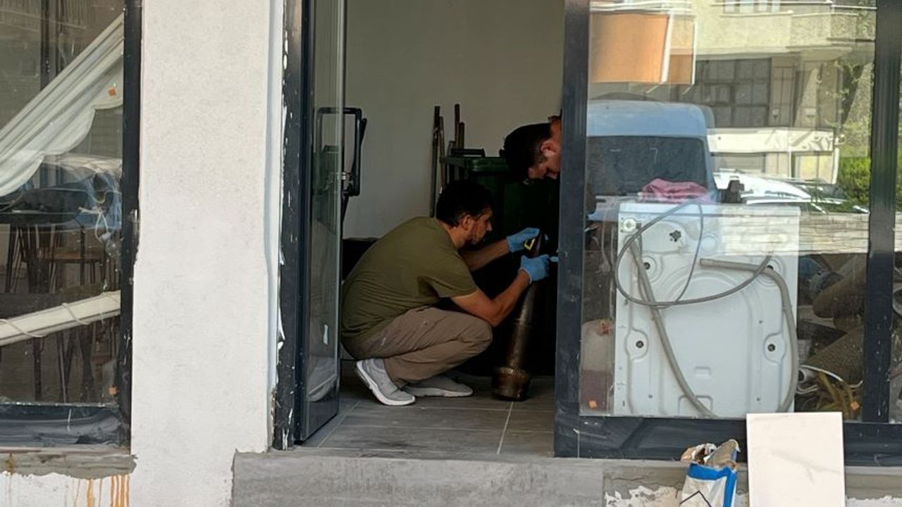 Konya'da apartman çöpünde top mermisi bulundu