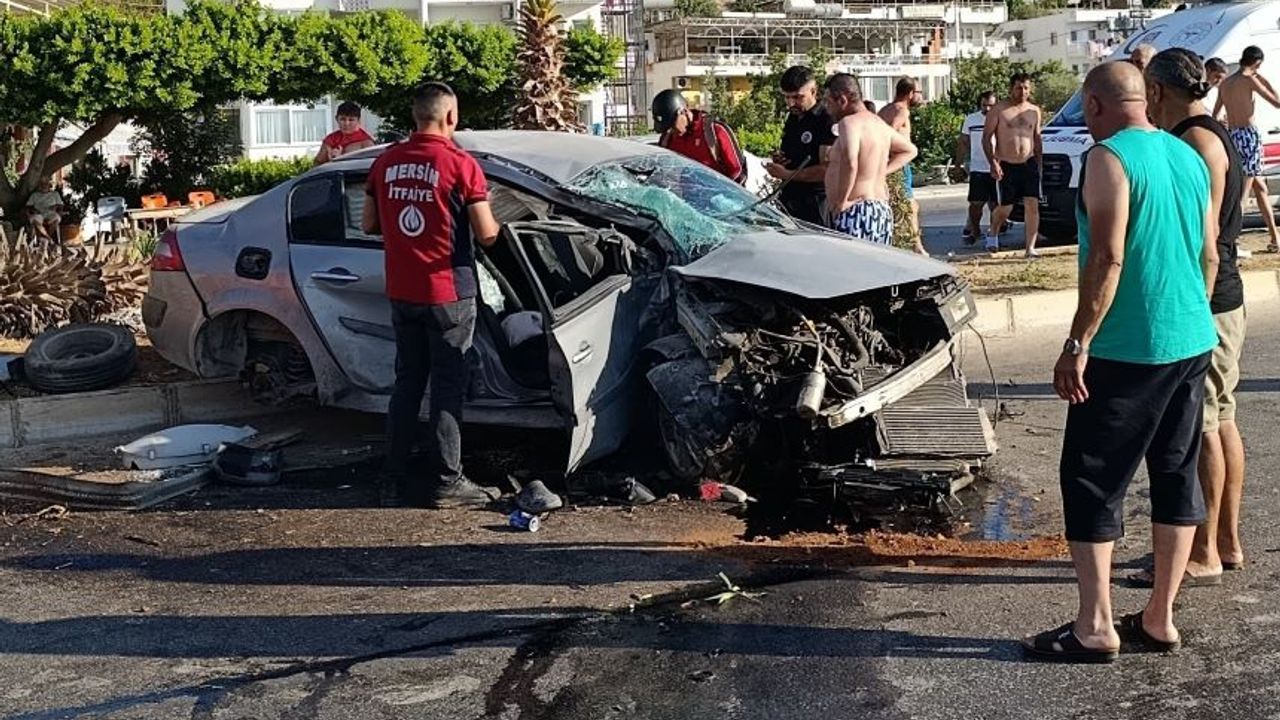 Mersin'de peş peşe kaza!