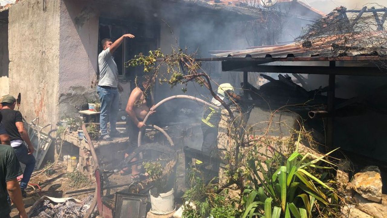 Burdur Bucak'ta çıkan yangın korkuttu