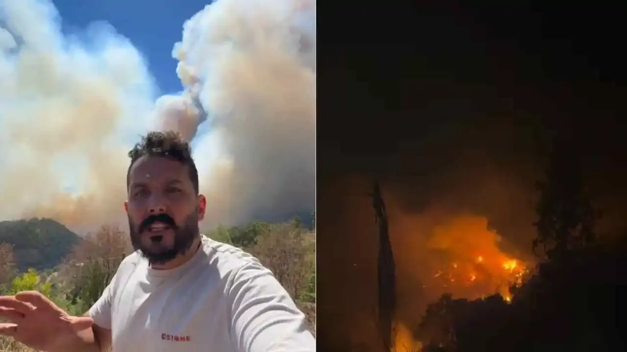 Alanya'da orman yangınında paylaşım yapan şahıs gözaltında
