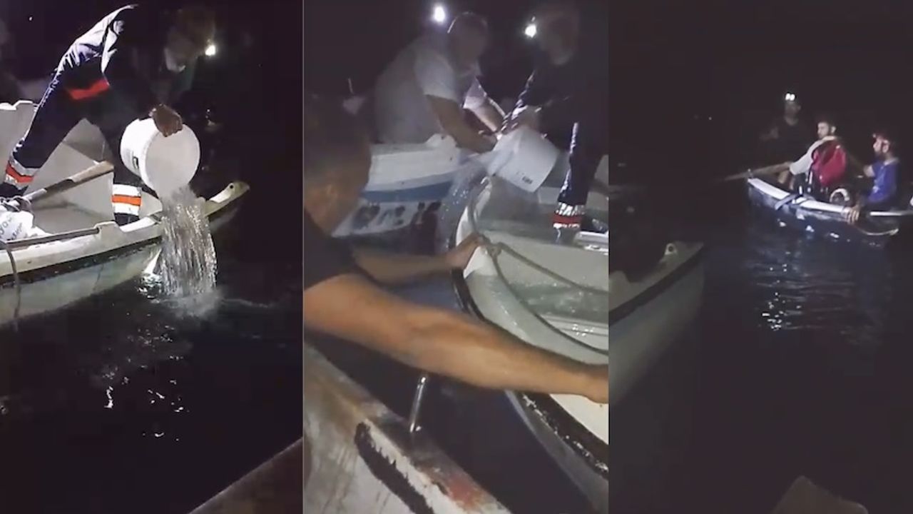 Mersin'de balıkçı teknesi alabora oldu