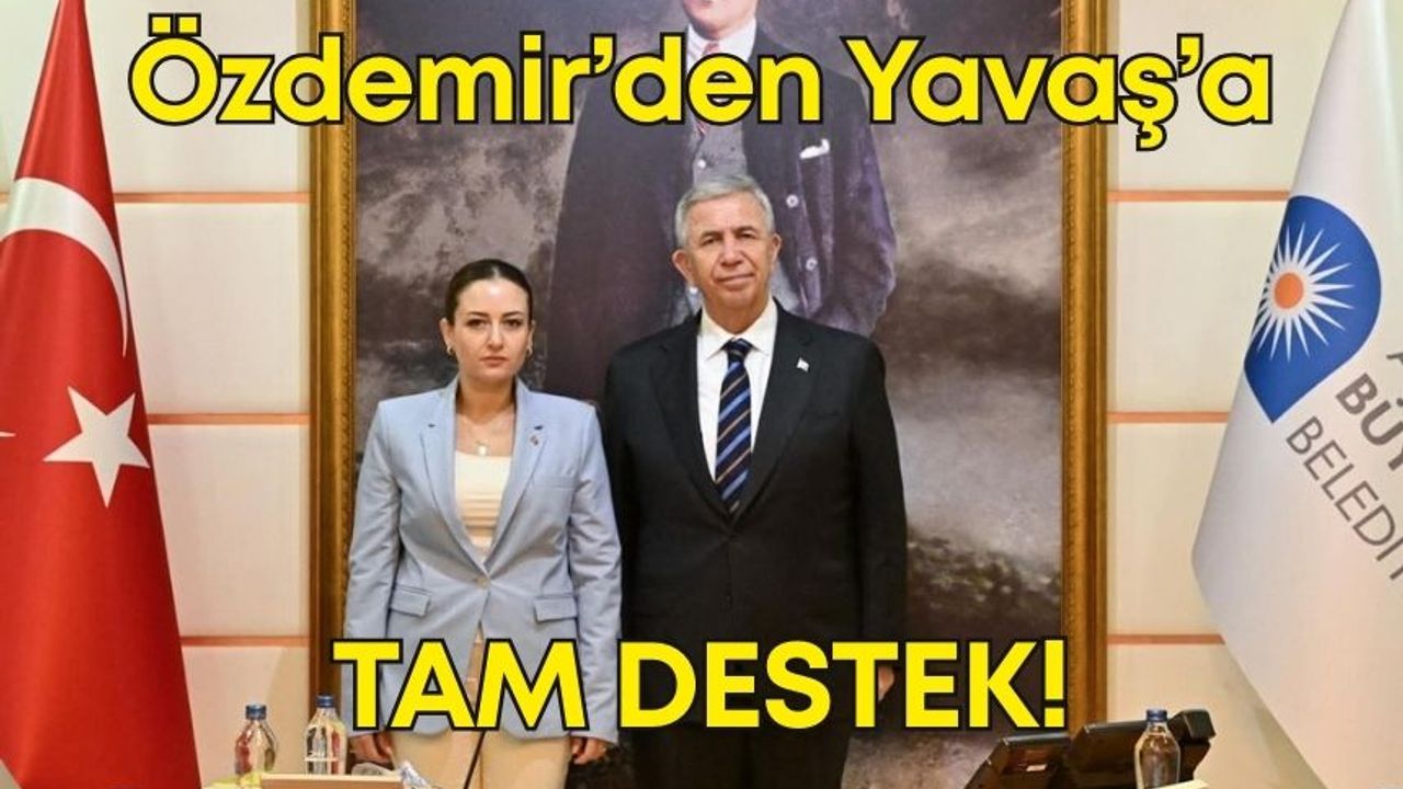 Büşra Özdemir’den, Mansur Yavaş’a ‘destek’ açıklaması