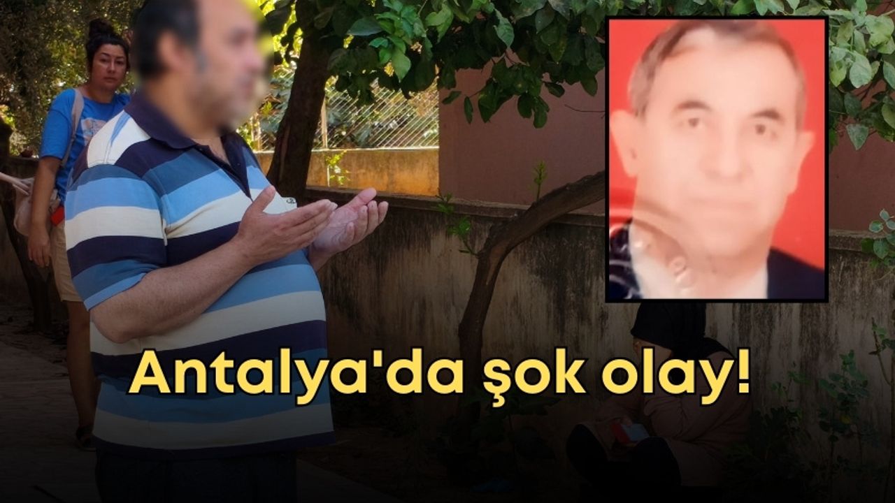 Antalya'da şok olay! 3 gün önce ölen babasıyla aynı evde yaşadı