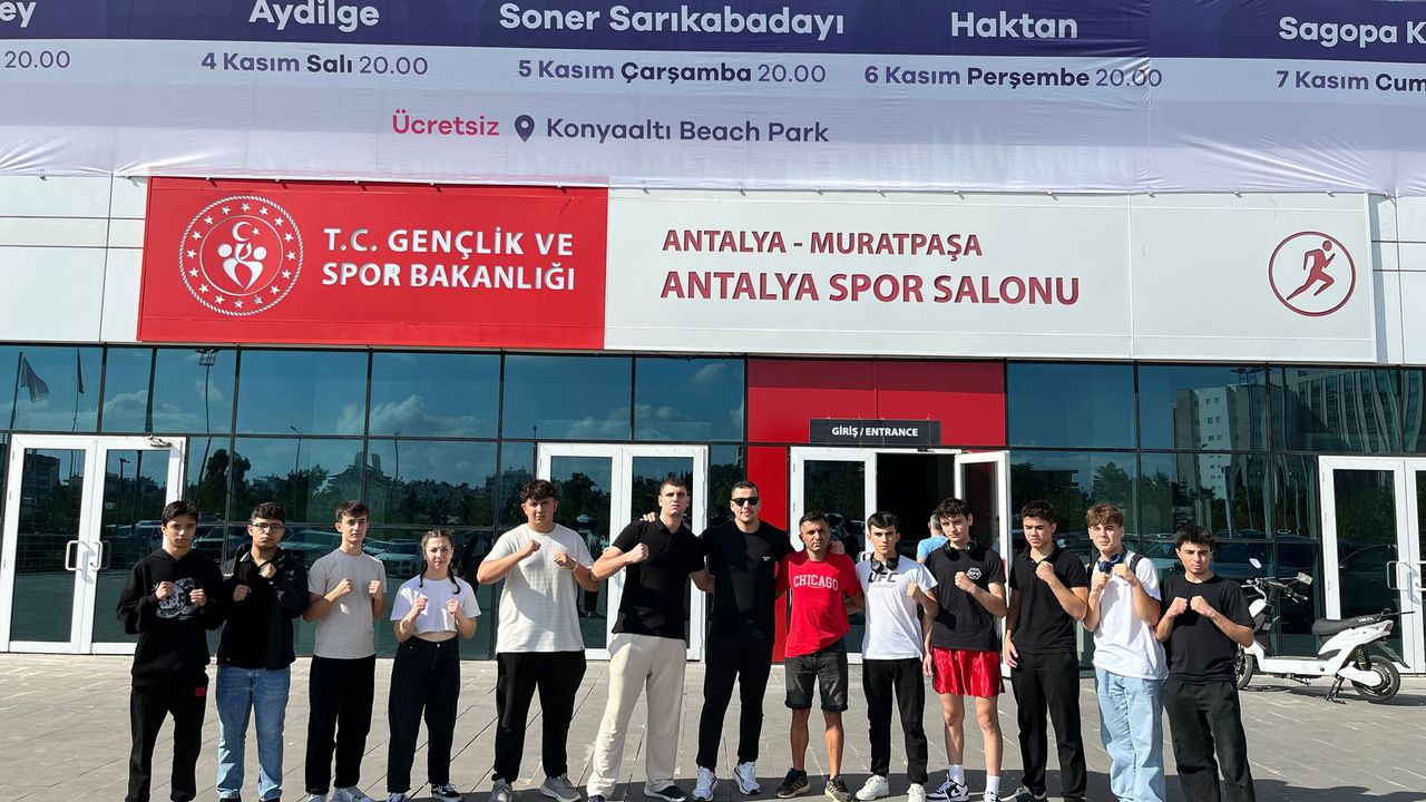 Kemerli yumruklar Antalya’da 8 madalya kazandı