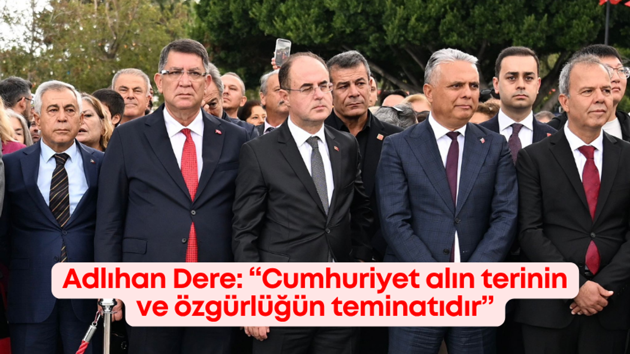 TESK ve AESOB Başkanı Dere'den Cumhuriyet mesajı: "Cumhuriyet alın terinin ve özgürlüğün teminatıdır"