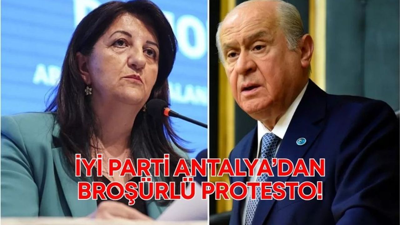 İYİ Parti gençliğinden "Çözüm Süreci"ne sert tepki: Antalya'da vitrinli protesto!