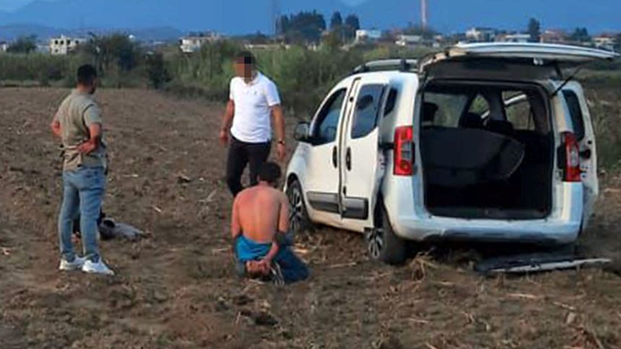 Manavgat’ta firariler tarlada yakalandı