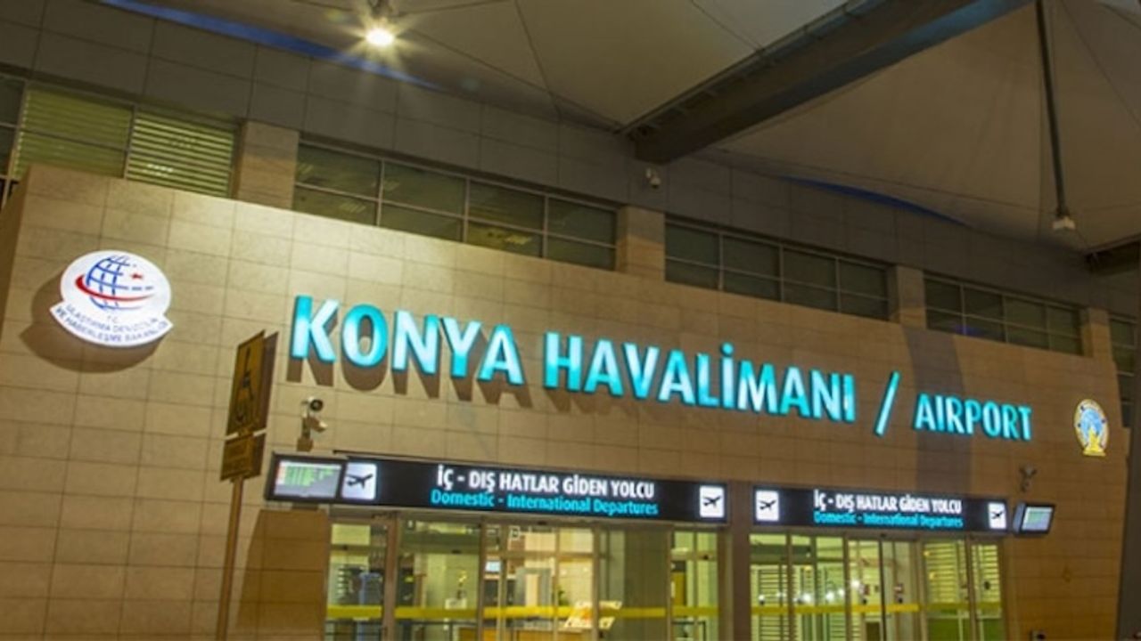 Konya Havalimanı 2025'in ilk 9 ayında 717 bin yolcuya hizmet verdi