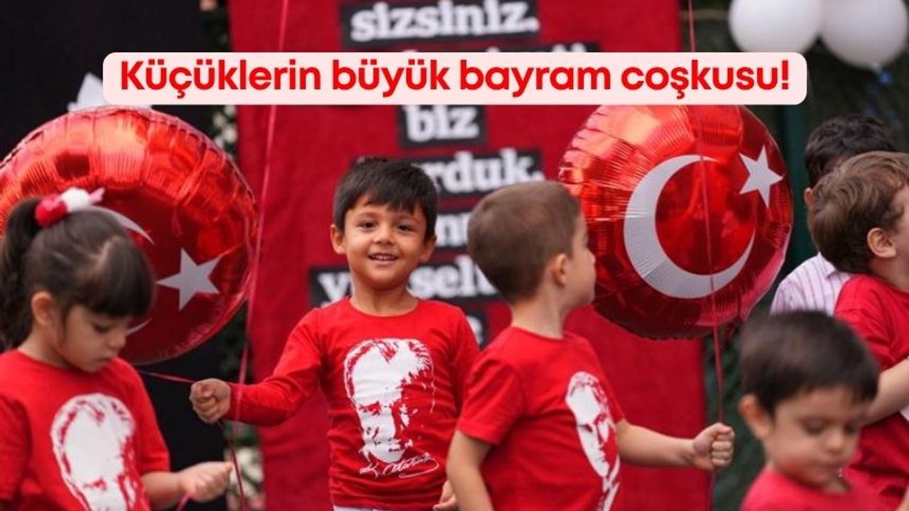 Konyaaltı kreşlerinde küçüklerin büyük bayram coşkusu!