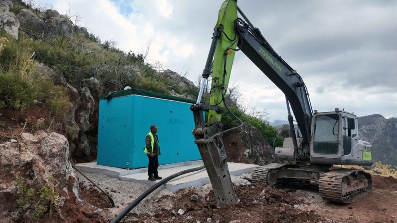 Marmaris Orhaniye'de 10 yıllık tuzlu su sorunu sona eriyor